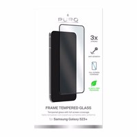 PURO Frame Tempered Glass - Tempered glass the Samsung Galaxy S23+ (melns frame)