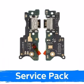 Uzlādes ports saderīgs ar Xiaomi Redmi 10 / Redmi 10 (2022) ar elastīgo kabeli / Plata (Service Pack)