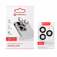 Forcell Premium Camera Lens Tempered Glass - Samsung Galaxy S24 Plus melns