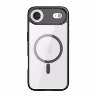 Rock Guard Objektīva Aizsardzība Sērijas Magnētiskais Viedtālruņa apvalks Iphone 17 Air caurspīdīgs-melns