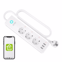 Gosund P1 PLUS viedais WiFi pagarinātājs (3x AC schuko, 3x USB-A) Tuya