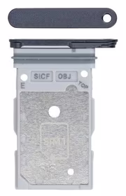 SIM card holder Samsung S931 S25/S936 S25 Plus Dual Melns original (service pack)