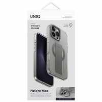 Uniq Heldro Max Magclick uzlādes viedtālruņa apvalks iPhone 16 Pro Max - caurspīdīgs