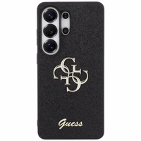 Guess maciņš Fixed Glitter Big 4G Metal Logo for Samsung Galaxy S26 Ultra melns