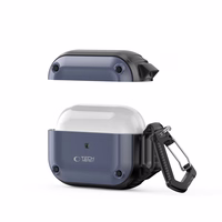 Tech-Protect Rough Hook viedtālruņa apvalks ar karabīni Apple AirPods Pro 1 / 2 - zils