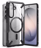 Ringke Fusion X Magnetic MagSafe Maciņš for Samsung Galaxy S26 - Clear melns