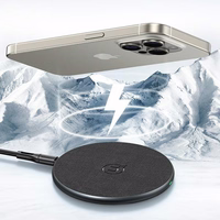 USAMS Bezvadu lādētājs US-CD223 15W melns CD223ZJ01