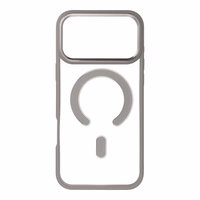 COLOR EDGE MAG COVER magnētiskais viedtālruņa apvalks, savietojams ar MagSafe, paredzēts IPHONE 17 Pro Max, titāna pelēks