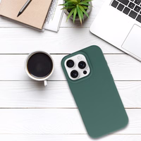 Tel Protect silikona viedtālruņa apvalks Iphone 16 Pro Max tumši zaļš