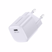 Choetech PD5007 USB-C PD 30W GaN sienas lādētājs - balts