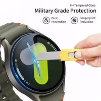 Tech-Protect Glass Fit+ 2 gabalu rūdītā stikla komplekts Huawei Watch GT 6 41mm pulkstenim - caurspīdīgs