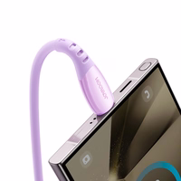 Joyroom S-A59 Vibrant Series 3A USB-A - USB-C Kabelis 1.2m - violets