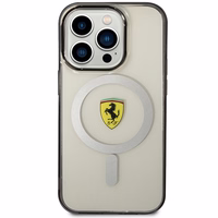 Ferrari FEHMP14XURKT iPhone 14 Pro Max 6.7" caurspīdīgs cietais viedtālruņa apvalks kontūras magnētiskais (MagSafe)