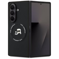 KARL LAGERFELD viedtālruņa apvalks SAMSUNG Z Fold7 KLHMZFD7PSMLRKCK saderīgs ar Magnētisko (PU K&C) melns
