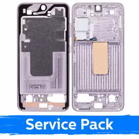 Vidējais rāmis saderīgs ar Samsung S911 S23 / Lavender / (Service Pack)