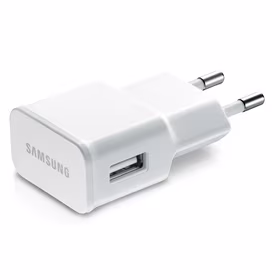 Samsung EP-TA50EWE 8W USB-A sienas lādētājs (OOB Bulk - aizstājējiepakojums) - balts