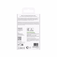 Puro TPE 20W USB-C - Lightning kabelis 3m - balts