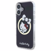 Hello Kitty IML Jautrā lente magnētiskais iPhone 16 viedtālruņa apvalks - melns