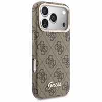 Guess 4G Script MagSafe futrālis iPhone 17 Pro Max - Brūns