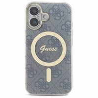 Guess IML 4G MagSafe viedtālruņa apvalks iPhone 16 - zils