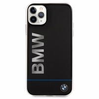 BMW Signature drukāts logotips apvalks iPhone 11 Pro Max - melns