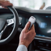 FORCELL F-ENERGY Carbon CC50-1A1C automašīnas lādētājs Type C + USB A PD QC3.0 3A 38W balts