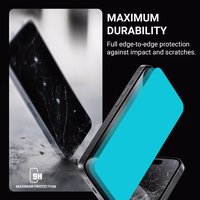Crong Anti-Bacterial 3D Armor Glass - 9H Full līme Tempered Glass iPhone 16 Pro + Installation Frame