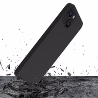 iPhone 14 Plus 3mk Silicone Case sērija - melns