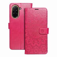 MEZZO grāmatu viedtālruņa apvalks XIAOMI Redmi A5 (173,3 x 79,4 x 8,26) mandala magenta
