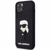 KARL LAGERFELD KLHCP14S3DRKINK IPHONE 14/15/13 6.1 "MELNS / MELNS HARDCASE RUBBER IKONIK 3D