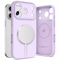 Tech-Protect Silikona Magnētiskais viedtālruņa apvalks iPhone 17 Pro Max - Violeta