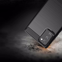 CARBON viedtālruņa apvalks SAMSUNG Note 20 melns