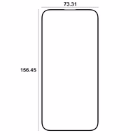 Etteri rūdīts 9D stikls iPhone 15 Pro Max 6,7"