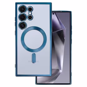 Viedtālruņa apvalks Magnētiskais zils Samsung Galaxy S24