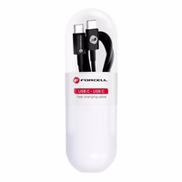 FORCELL C293 kabelis Type C uz Type C PD QC 48W TUBE 1 m melns