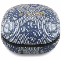 Bezvadu austiņas TWS ENC Guess 4G Classic Metal Logo blue