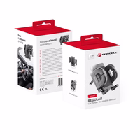 FORCELL F-GRIP regulārais automobiļa turētājs gaisa ventilācijai melns
