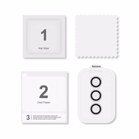 Crong Lens Ring - Tempered Glass Samsung Galaxy S24 Camera Lens (caurspīdīgs)