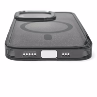 Mirdzošs viedtālruņa apvalks ar MagSafe Samsung Galaxy S25 Edge – melns