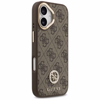 Guess 4G Strass Logo MagSafe viedtālruņa apvalks iPhone 17 - brūns