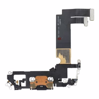 Uzlādes fleksis USB IPHONE 12 mini melns (izvilkts)