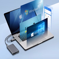 Orico AM2C3-2N divu disku ietvars diviem M.2 NVME USB-C 3.2 10Gb/s diskiem - pelēks