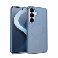 Crong Hybrid Matte Magnetic - MagSafe maciņš Samsung Galaxy S26 (zils)