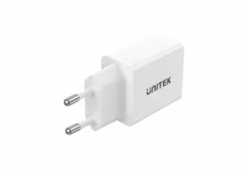 Unitek P1113A-EU - charger 2X USB-A,12W, balts