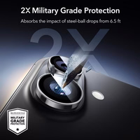 ESR Armorite kameras vāciņš iPhone 16 / 16 Plus / 17 - caurspīdīgs