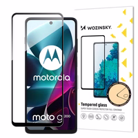 Wozinsky pilna līme rūdīts stikls Motorola Moto G200 5G 9H pilna ekrāna rūdīts stikls ar melnu rāmi