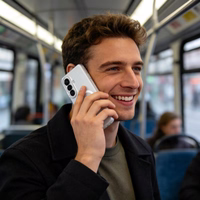 Tech-Protect MagSlim MagSafe Maciņš for Samsung Galaxy S26 - Clear Matēts