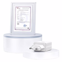 USAMS Tīkla lādētājs 2xUSB-A + kabelis USB-C/ USB-A Fast Charging balts series HC HCXLTZ03