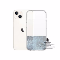 PanzerGlass ClearCase antibakteriālais viedtālruņa apvalks ar Military Grade sertifikātu iPhone 13 / 14 / 15 - caurspīdīgs