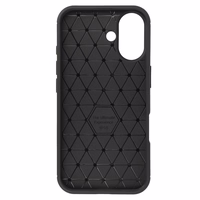 Tel Protect Carbon Elite maciņš iPhone 16 melns